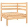 Salon de jardin 4 pcs bois massif de pin 537268537268