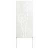 Écran de confidentialité de jardin Fretwork Blanc 50 x 140 cm 537269537269