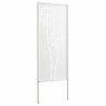 Écran de confidentialité de jardin Fretwork Blanc 50 x 140 cm 537269537269