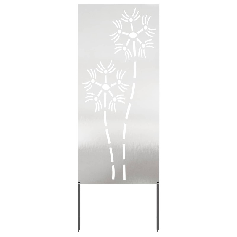 Écran de confidentialité de jardin Fretwork Argenté 50 x 140 cm 537271537271