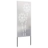 Écran de confidentialité de jardin Fretwork Argenté 50 x 140 cm 537271537271