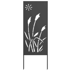 Écran de confidentialité de jardin Fretwork Noir 50 x 140 cm 537272537272