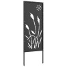 Écran de confidentialité de jardin Fretwork Noir 50 x 140 cm 537272537272