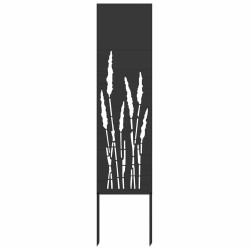 Écran de confidentialité de jardin Fretwork Noir 32 x 140 cm 537274537274