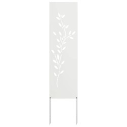 Écran de confidentialité de jardin Floral Blanc 32 x 140 cm 537276537276