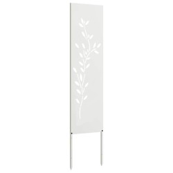 Écran de confidentialité de jardin Floral Blanc 32 x 140 cm 537276537276
