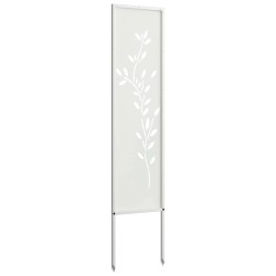 Écran de confidentialité de jardin Floral Blanc 32 x 140 cm 537276537276