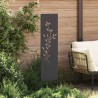 Écran de confidentialité de jardin Floral Noir 32 x 140 cm 537277537277