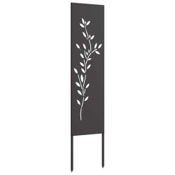 Écran de confidentialité de jardin Floral Noir 32 x 140 cm 537277537277