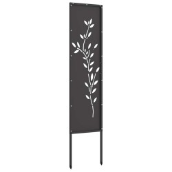 Écran de confidentialité de jardin Floral Noir 32 x 140 cm 537277537277