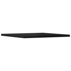 Panneaux de bibliothèque 8 pcs noir brillant bois d’ingénierie 537278537278