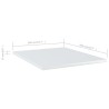 Panneaux de bibliothèque 4 pcs blanc brillant bois d’ingénierie 537279537279