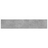 Panneaux de bibliothèque 4 pcs gris béton bois d’ingénierie 537280537280