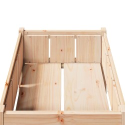 Cache-pot de jardin Nature 70 x 70 x 70 cm Bois de pin massif 537283537283