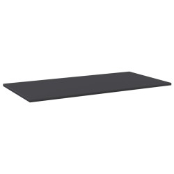 Panneaux de bibliothèque 4 pcs Gris 100x50x1,5 cm Aggloméré 537288537288