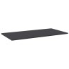 Panneaux de bibliothèque 4 pcs Gris 100x50x1,5 cm Aggloméré 537288537288