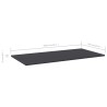 Panneaux de bibliothèque 4 pcs Gris 100x50x1,5 cm Aggloméré 537288537288