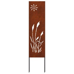 Écran de confidentialité de jardin Fretwork Rouillé 32 x 140 cm 537292537292