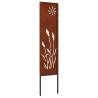 Écran de confidentialité de jardin Fretwork Rouillé 32 x 140 cm 537292537292