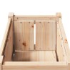 Cache-pot de jardin Nature 40 x 40 x 70 cm Bois de pin massif 537293537293