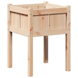 Cache-pot de jardin Nature 50 x 50 x 70 cm Bois de pin massif 537294537294