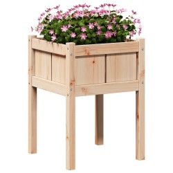 Cache-pot de jardin Nature 50 x 50 x 70 cm Bois de pin massif 537294537294