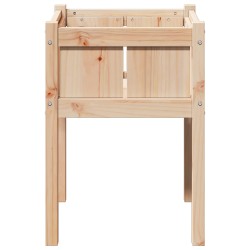 Cache-pot de jardin Nature 50 x 50 x 70 cm Bois de pin massif 537294537294