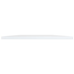 Panneaux bibliothèque 8pcs Blanc brillant 80x40x1,5cm Aggloméré 537295537295