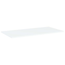 Panneaux de bibliothèque 4 pcs blanc bois d’ingénierie 537299537299