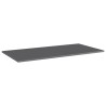 Panneaux bibliothèque 8 pcs Gris brillant 80x30x1,5cm Aggloméré 537300537300