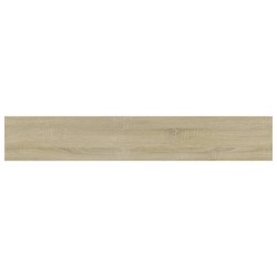 Panneau de bibliothèque 4pcs Chêne sonoma 60x10x1,5cm Aggloméré 537303537303