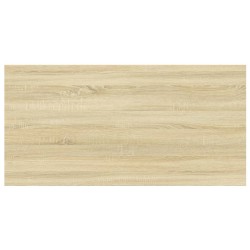 Panneau de bibliothèque 4pcs Chêne sonoma 60x30x1,5cm Aggloméré 537309537309