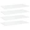 Panneaux de bibliothèque 4 pcs Blanc 60x30x1,5 cm Aggloméré 537310537310