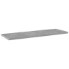 Panneaux de bibliothèque 4 pcs Gris béton 60x20x1,5cm Aggloméré 537311537311
