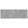 Panneaux de bibliothèque 4 pcs Gris béton 60x20x1,5cm Aggloméré 537311537311