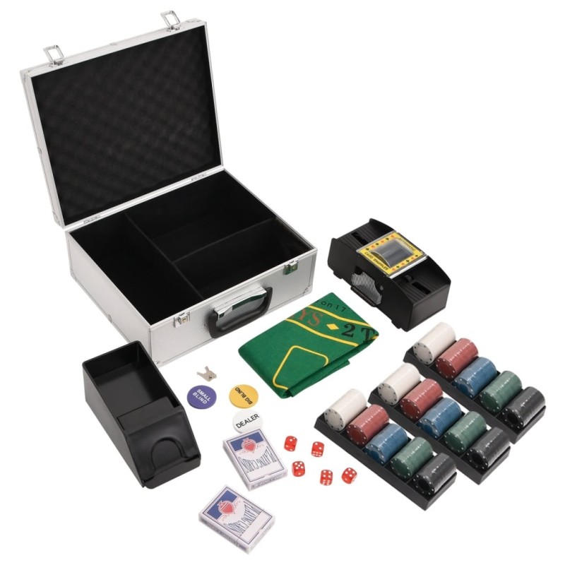 Jeu de jetons de poker 300 pcs 4 g 537313537313