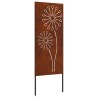 Écran de confidentialité de jardin Fretwork Rouillé 50 x 140 cm 537316537316
