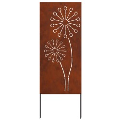 Écran de confidentialité de jardin Fretwork Rouillé 50 x 140 cm 537316537316