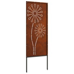 Écran de confidentialité de jardin Fretwork Rouillé 50 x 140 cm 537316537316