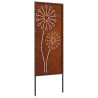 Écran de confidentialité de jardin Fretwork Rouillé 50 x 140 cm 537316537316