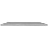 Panneaux de bibliothèque 4 pcs gris béton bois d’ingénierie 537318537318