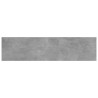 Panneaux de bibliothèque 4 pcs gris béton bois d’ingénierie 537320537320