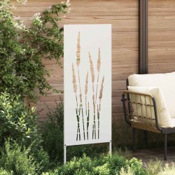 Écran de confidentialité de jardin Floral Blanc 50 x 140 cm 537321537321
