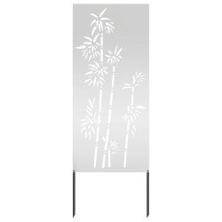 Écran de confidentialité de jardin Floral Argenté 50 x 140 cm 537322537322