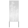 Écran de confidentialité de jardin Floral Argenté 50 x 140 cm 537322537322