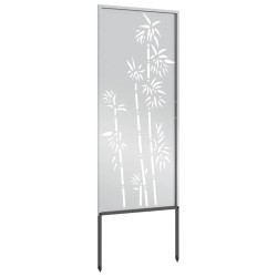 Écran de confidentialité de jardin Floral Argenté 50 x 140 cm 537322537322