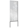 Écran de confidentialité de jardin Floral Argenté 50 x 140 cm 537322537322