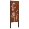 Écran de confidentialité de jardin Floral Rouillé 50 x 140 cm 537323537323