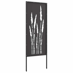 Écran de confidentialité de jardin Floral Noir 50 x 140 cm 537324537324