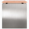 Banc de jardin Argent 40 x 40 x 43 cm Acier inoxydable 537326537326